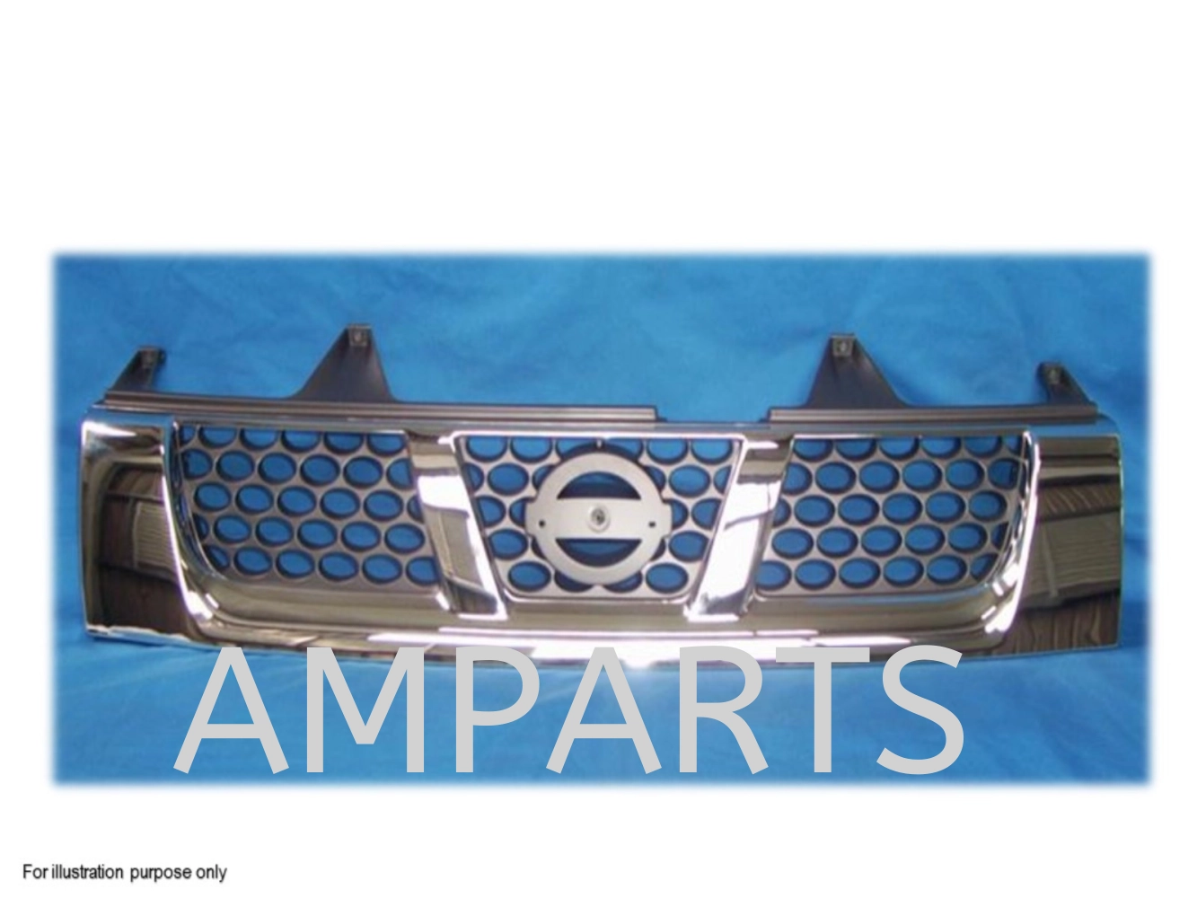 Nissan Frontier 2002 4Door Grille (Chrome)